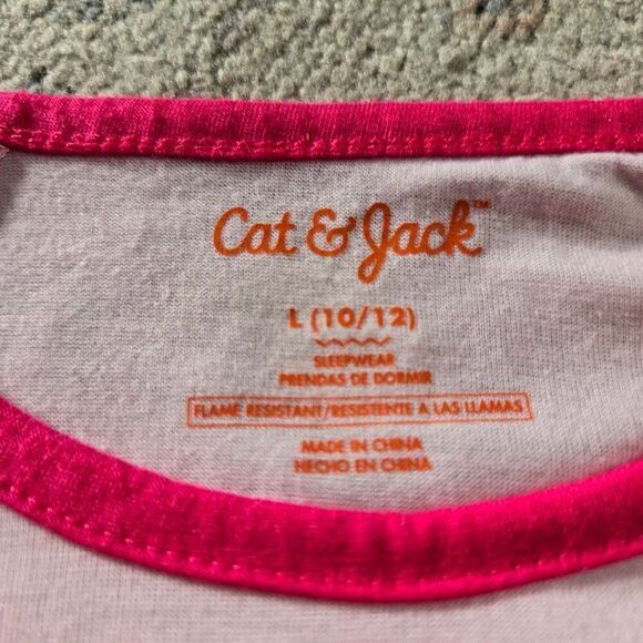 Cat & Jack music penguin Girl shirt L10/12 - Picture 3 of 3